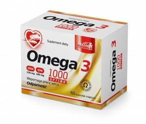 MADSON OMEGA 3 1000 mg KWASY EPA 180mg DHA 60 kaps