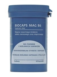 BIOCAPS MAG B6 MAGNEZ WITAMINA B6 60 kaps