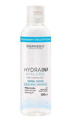 DERMEDIC Hydrain 3 Hialuro Płyn micelarny 100 ml