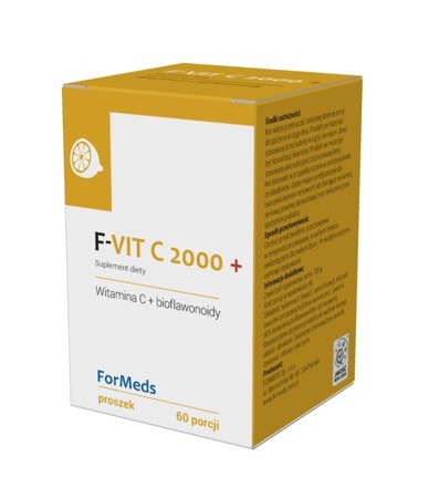 F-VIT C 2000+ bioflawonidy  witamina C 60 porcji