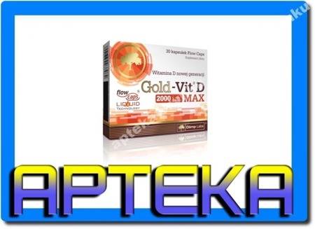 OLIMP GOLD-VIT D MAX 30 kaps. 2000 IU WITAMINA D