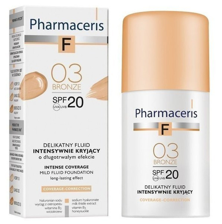 PHARMACERIS F FLUID INTENSYWNIE KRYJĄCY 03- bronze