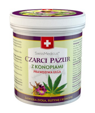 SwissMedicus CZARCI PAZUR z konopiami 250ml Maść