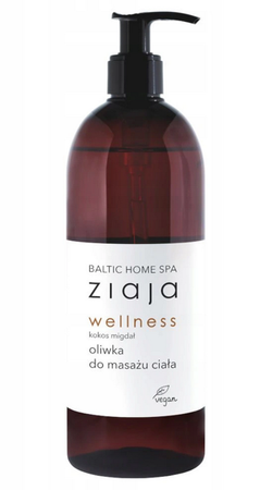 ZIAJA BALTIC HOME SPA OLIWKA DO MASAŻU KOKOS 490ml
