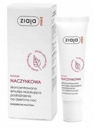 ZIAJA KREM EMULSJA KURACJA NA NACZYNKA NOC I DZIEŃ