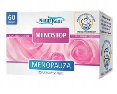 MENOSTOP izoflawony sojowe NA MENOPAUZĘ 60 kaps.