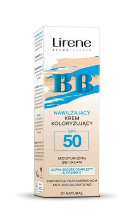 LIRENE KREM BB KOLORYZUJĄCY SPF 50 01 natural