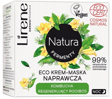 LIRENE NATURA ECO KREM MASKA NAPRAWCZA NA NOC