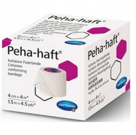 HARTMANN PEHA-HAFT bandaż kohezyjny 4 cm x 4 m