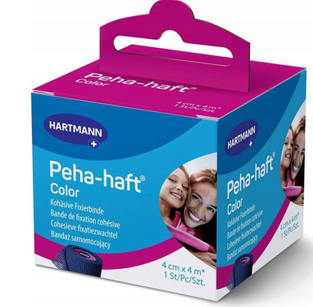 Hartmann - PEHA-HAFT Color BLUE 4cm x 4m NIEBIESKI