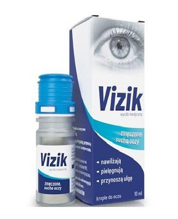 VIZIK NAWILŻAJĄCE KROPLE DO OCZU ZMĘCZONE OCZY 10