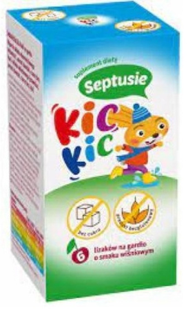 SEPTUSIE KIC KIC LIZAKI WITAMINA C CZRNY BEZ LIPA
