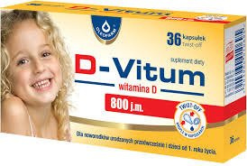 D-VITUM WITAMINA D 800 j.m. TWIST-OFF 36 KAPS