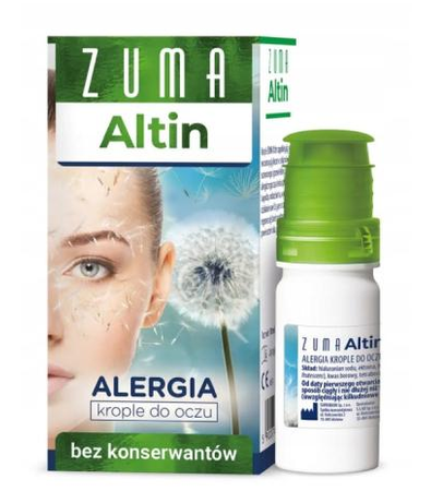 Krople nawilżające S-Lab ZUMA Altin krople 10 ml