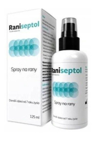 RANISEPTOL SPRAY do dezynfekcji NA RANY  BAKTERIE