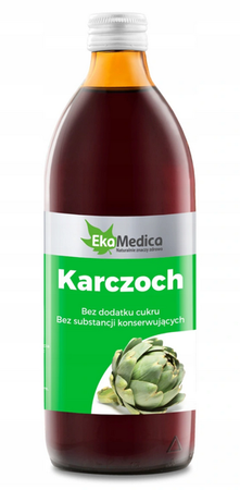 SOK Z KARCZOCHA BEZ KONSERWANTÓW NATURALNY 1000ml