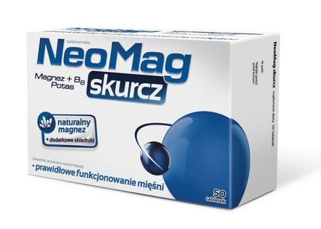 NEOMAG SKURCZ MAGNEZ STRES WYSIŁEK MIĘŚNIE