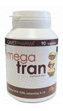 Mega Tran 90 kapsułek Omega-3 NA SERCE ODPORNOŚĆ
