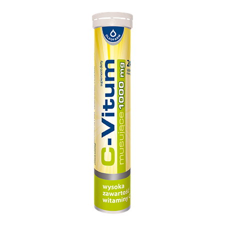 C-Vitum Witamina C 1000mg tabletki musujące 20