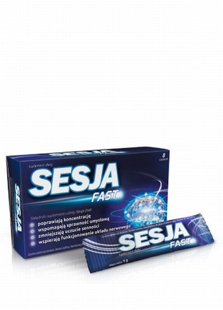 Sesja fast  KONCENTRACJA ENERGIA PAMIĘĆ 8 SASZETEK