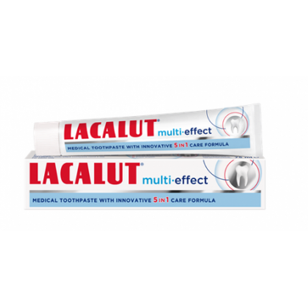 LACALUT MULTI EFFECT PASTA DO ZĘBÓW WYBIELA 75ml