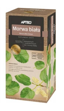 MORWA BIAŁA ZIOŁA FIX 20 sasz cukrzyca diabetyków