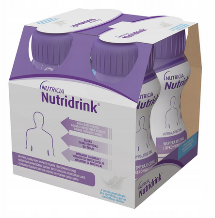 NUTRIDRINK smak neutralny 4 x 125 ml