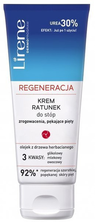 LIRENE Krem ratunek do stóp MOCZNIK 30% REGENRACJA