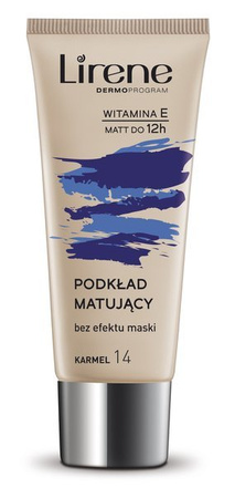 LIRENE MATTE MAT PODKŁAD FLUID MATUJĄCY 14 KARMEL