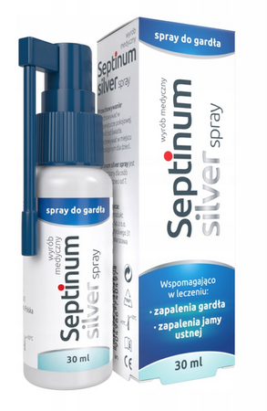 SEPTINUM Silver spray na ból gardła z nanosrebrem