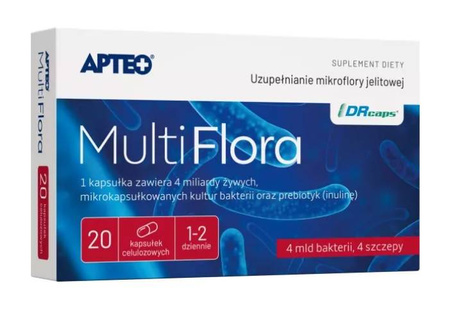 Multi Flora Apteo INULINA PROBIOTYKI 20 kaps