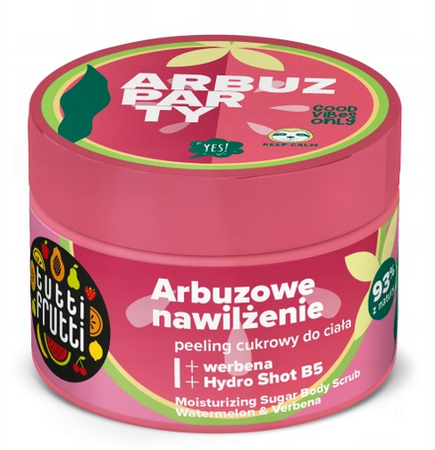 TUTTI FRUTTI peeling cukrowy do ciała ARBUZ PARTY