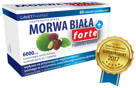 Morwa Biała FORTE + Cynamonowiec Chrom ODCHUDZANIE