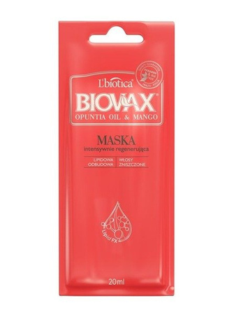 BIOVAX OPUNCJA MANGO maska regeneracja do włosów