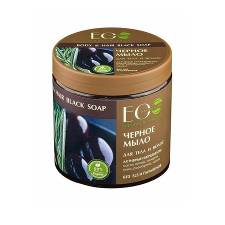 Eolab Czarne mydło do ciała i włosów 450ml ECO Lab