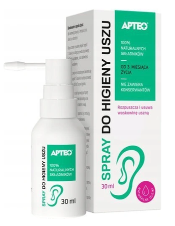 SPRAY DO HIGIENY USZU 30 ml dla DZIECI i DOROSŁYCH