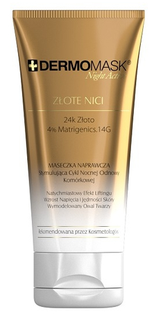 L'BIOTICA MASKA NAPRAWCZA NIGHT ACTIVE ZŁOTE NICI