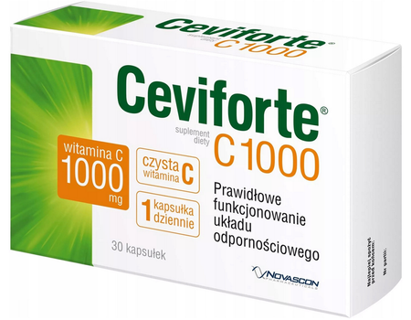 CEVIFORTE WITAMINA C 1000mg ODPORNOŚĆ 30 kaps 