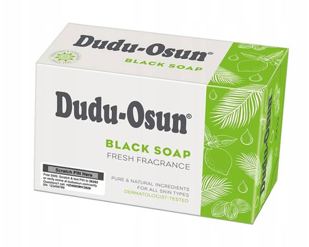 Czarne mydło DUDU OSUN DO TWARZY I CIAŁA 150g