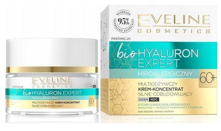 EVELINE BIO HYALURON Krem multiodżywczy 60+