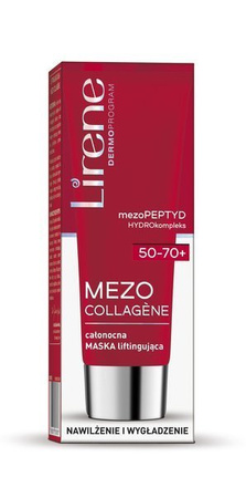 LIRENE MEZO COLLAGEN 50+ Maska liftingująca NA NOC