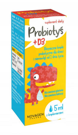 PROBIOTYK PROBIOTYŚ + D3 DLA DZIECI I NIEMOWLĄT