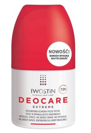 IWOSTIN DEOCARE EXTREME ROLL ON antyperspirant 72H