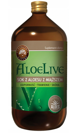 ALOELIVE SOK Z ALOESU Z MIĄŻSZEM ODPORNOŚĆ 1000 ml