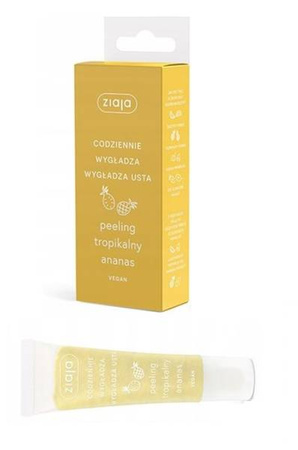 Ziaja Peeling do ust tropikalny ananas  - 12 ml