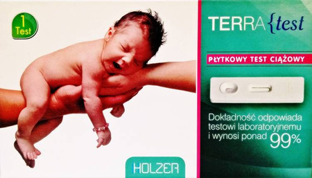 TEST CIĄŻOWY PŁYTKOWY 99% SKUTECZNOŚCI TERRA TEST