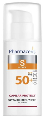 PHARMACERIS S CAPILAR KREM SPF50 NACZYNKA RÓŻOWATY