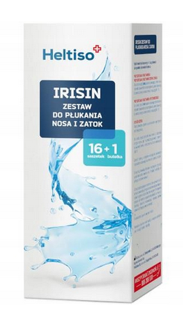 HELTISO Irisin Zestaw do płukania nosa i zatok