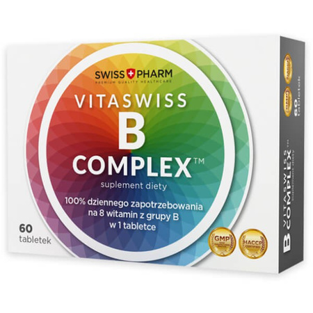 VITASWISS VITAMINUM B complex  Witamina B 60 tabl.