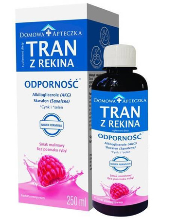 TRAN MALINOWY Z REKINA DOMOWA APTECZKA MALINA 250